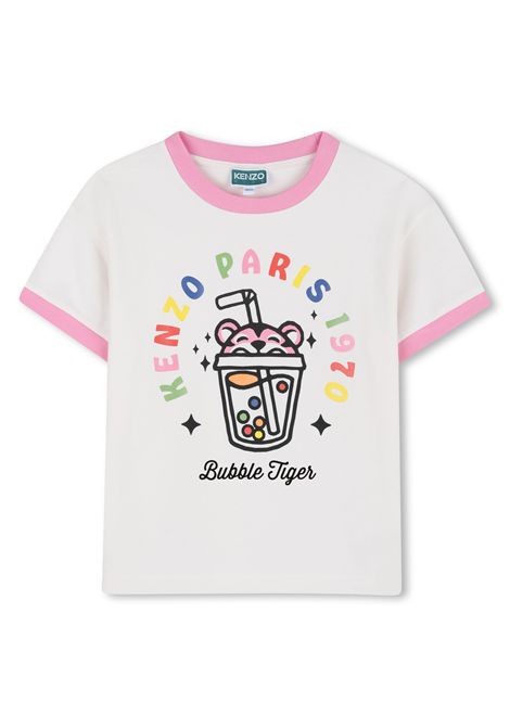 T-shirt con stampa KENZO KIDS | K61770117